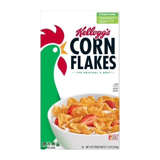 Kellogg's Corn Flakes Original Toasted Corn Cereal 12 oz