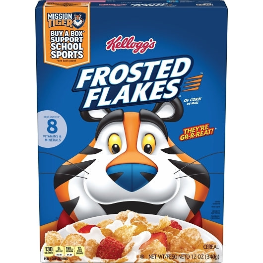 Kellogg's Frosted Flakes Original Cereal 12 oz