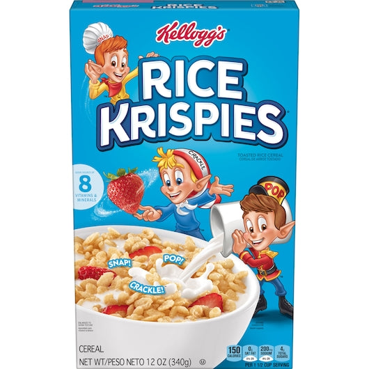 Kellogg's Rice Krispies Toasted Rice Cereal 12 oz