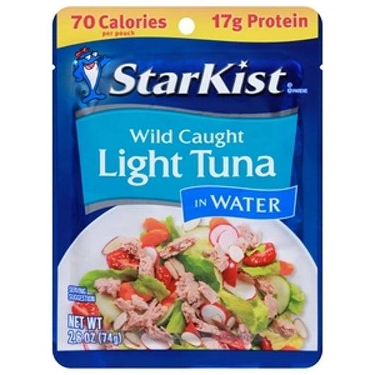 StarKist Wild Caught Chunk Light Tuna in Water Pouch 2.6 oz