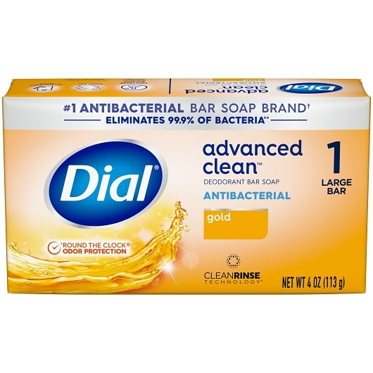 Dial Advanced Clean Gold Antibacterial Bar Soap 4 oz