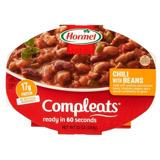 Hormel Compleats Chili With Beans 10 oz