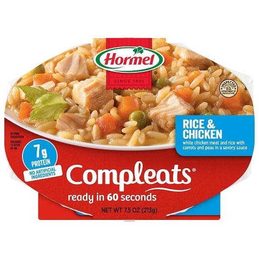 Hormel Compleats Rice & Chicken 7.5 oz
