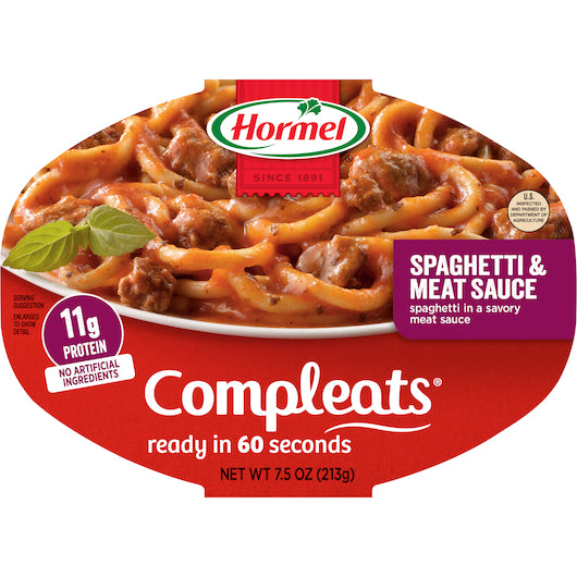 Hormel Compleats Spaghetti & Meat Sauce 7.5 oz