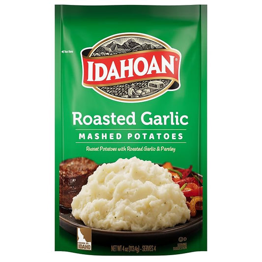 Idahoan Roasted Garlic Mashed Potatoes 4 oz