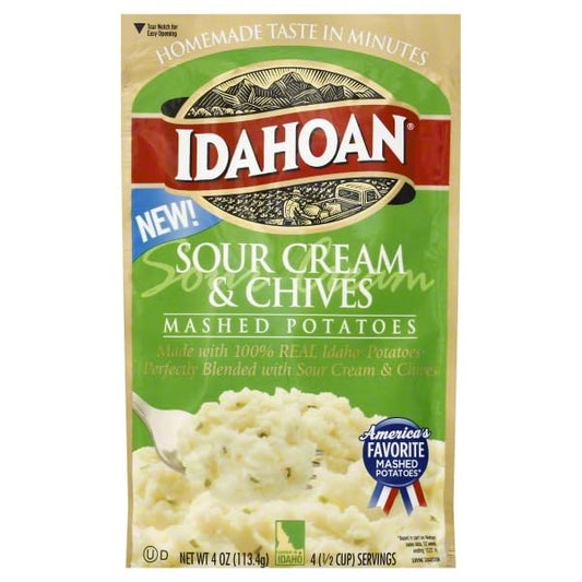 Idahoan Sour Cream & Chives Mashed Potatoes 4 oz