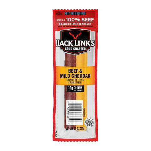 Jack Link's Cold Crafted Beef & Mild Cheddar Cheese Stick 1.5 oz