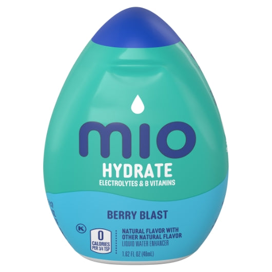 MiO Hydrate Berry Blast Electrolytes 1.62 oz liquid water enhancer bottle