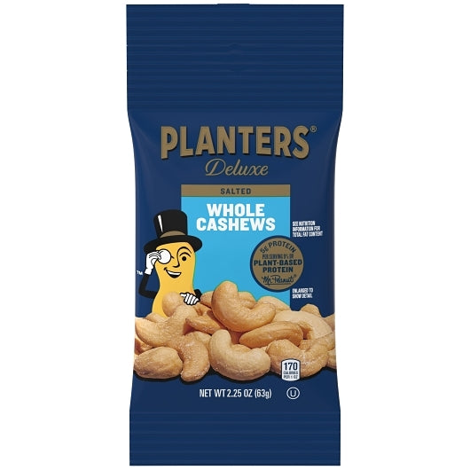 Planters Deluxe Salted Whole Cashews 2.25 oz