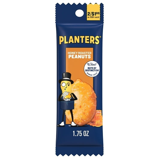 Planters Honey Roasted Peanuts 1.75 oz