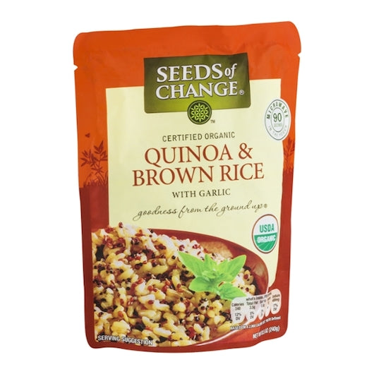Seeds of Change Quinoa & Brown Rice with Garlic 8.5 oz