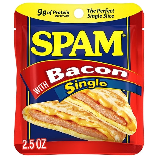 SPAM Bacon Single 2.5 oz Pouch