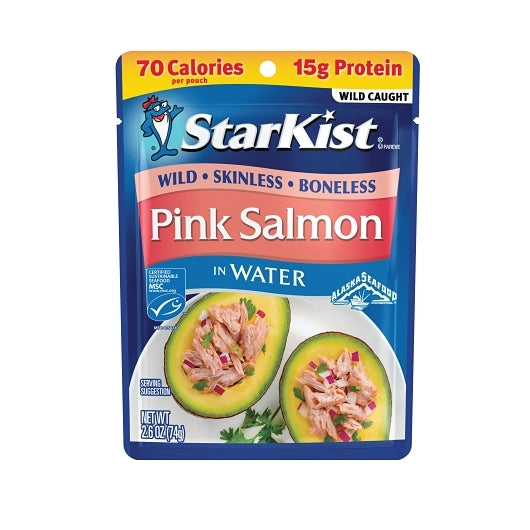 StarKist Wild Skinless Boneless Pink Salmon in Water Pouch 2.6 oz