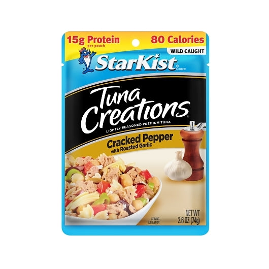 StarKist Tuna Creations Cracked Pepper with Roasted Garlic Pouch 2.6 oz