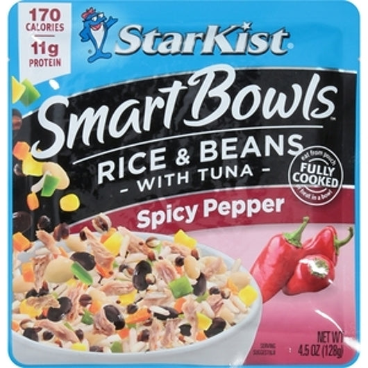 StarKist Smart Bowls Tuna Rice & Beans Spicy Pepper 4.5 oz