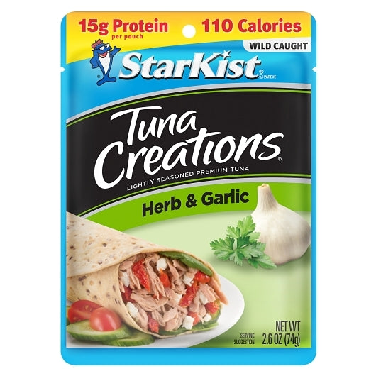 StarKist Tuna Creations Herb & Garlic Pouch 2.6 oz